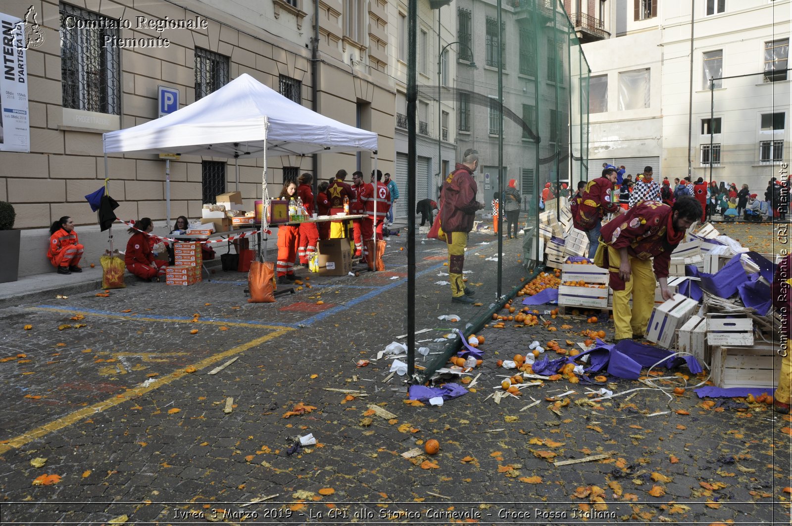 Ivrea 3 Marzo 2019 - La CRI allo Storico Carnevale - Croce Rossa Italiana - Comitato Regionale del Piemonte