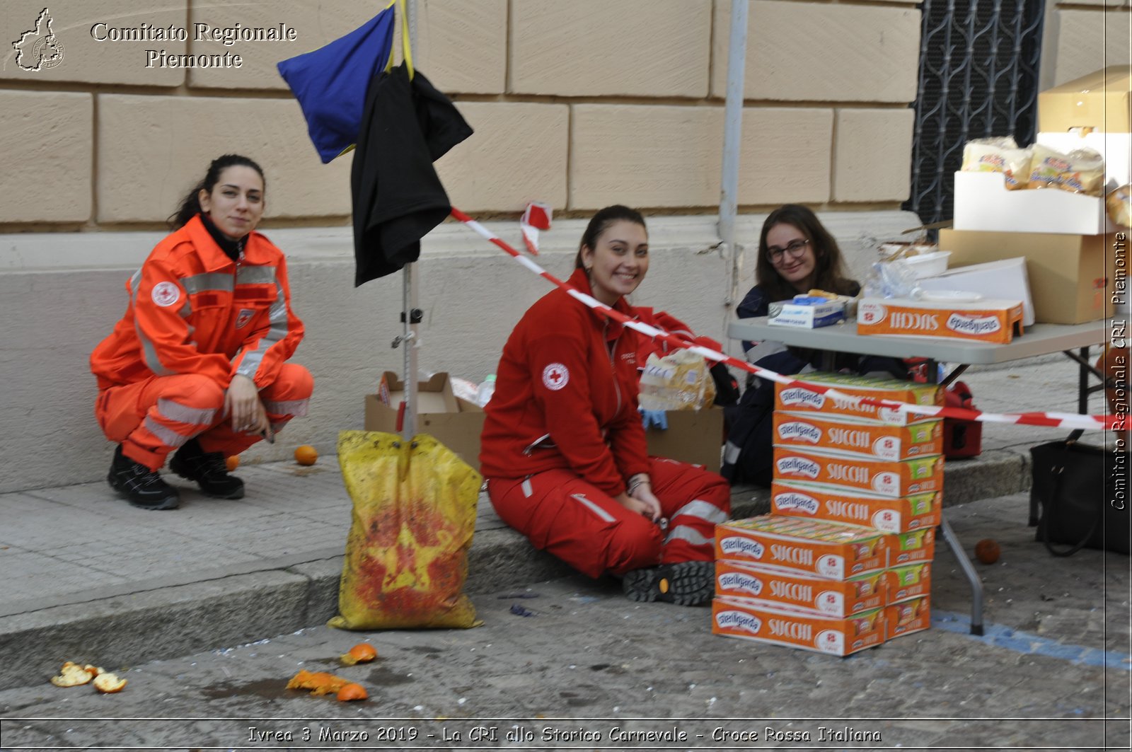 Ivrea 3 Marzo 2019 - La CRI allo Storico Carnevale - Croce Rossa Italiana - Comitato Regionale del Piemonte