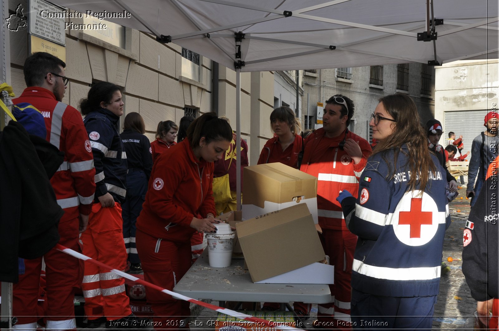 Ivrea 3 Marzo 2019 - La CRI allo Storico Carnevale - Croce Rossa Italiana - Comitato Regionale del Piemonte