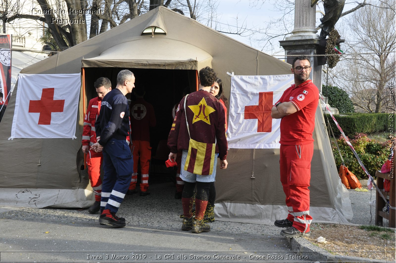 Ivrea 3 Marzo 2019 - La CRI allo Storico Carnevale - Croce Rossa Italiana - Comitato Regionale del Piemonte