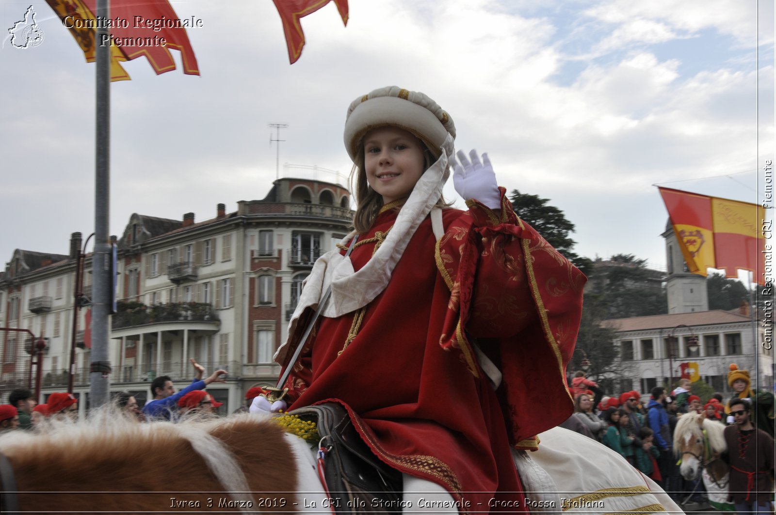 Ivrea 3 Marzo 2019 - La CRI allo Storico Carnevale - Croce Rossa Italiana - Comitato Regionale del Piemonte