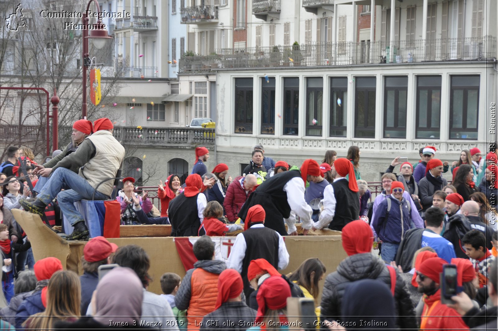 Ivrea 3 Marzo 2019 - La CRI allo Storico Carnevale - Croce Rossa Italiana - Comitato Regionale del Piemonte