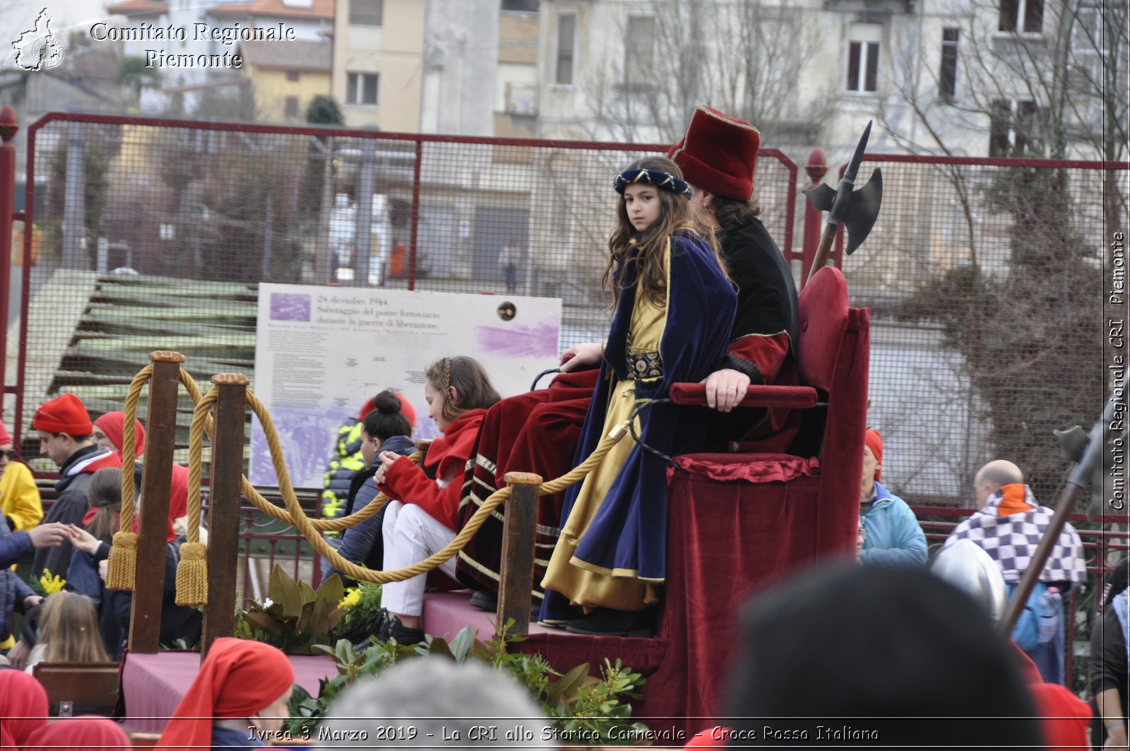 Ivrea 3 Marzo 2019 - La CRI allo Storico Carnevale - Croce Rossa Italiana - Comitato Regionale del Piemonte