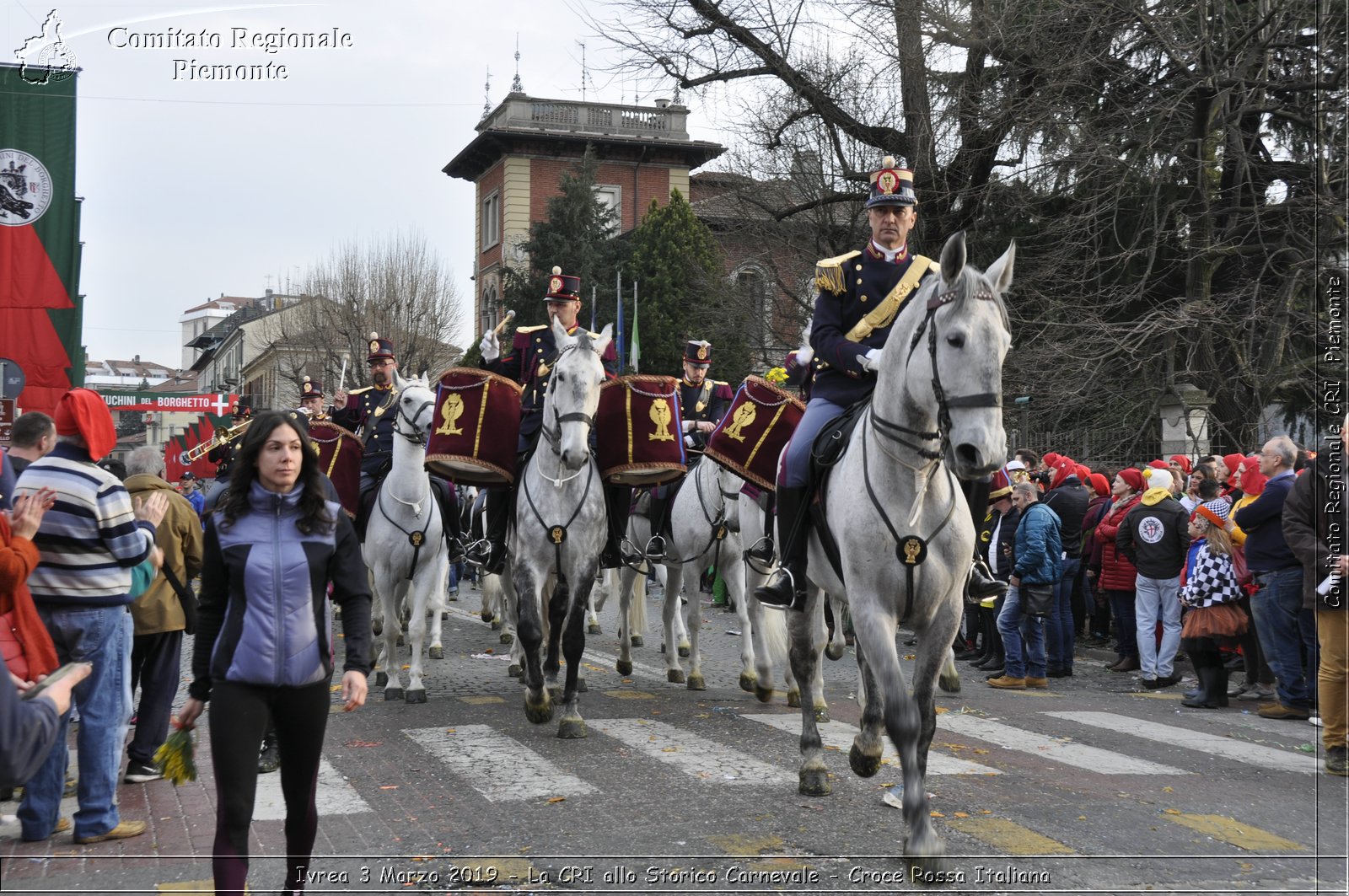 Ivrea 3 Marzo 2019 - La CRI allo Storico Carnevale - Croce Rossa Italiana - Comitato Regionale del Piemonte