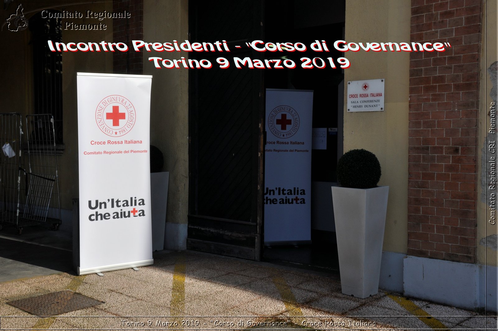 Torino 9 Marzo 2019 - "Corso di Governance" - Croce Rossa Italiana - Comitato Regionale del Piemonte