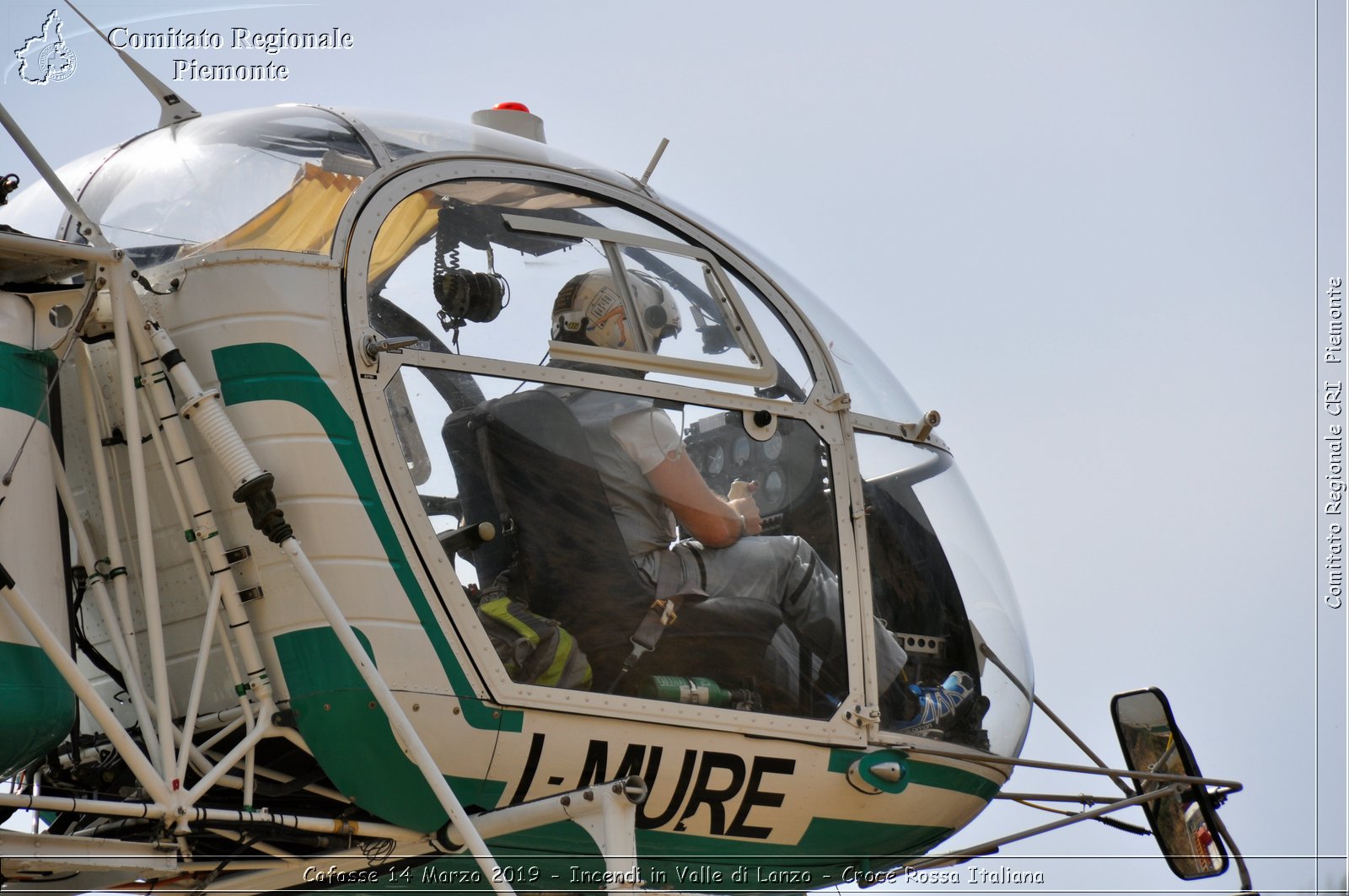 Cafasse 14 Marzo 2019 - Incendi in Valle di Lanzo - Croce Rossa Italiana - Comitato Regionale del Piemonte