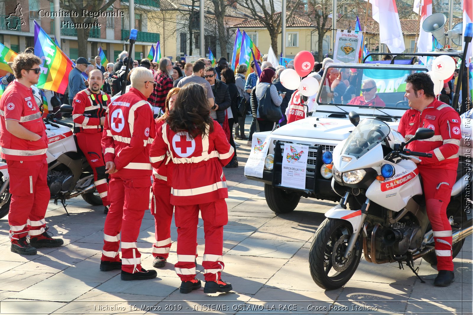 Nichelino 16 Marzo 2019 - INSIEME: OSIAMO LA PACE - Croce Rossa Italiana - Comitato Regionale del Piemonte