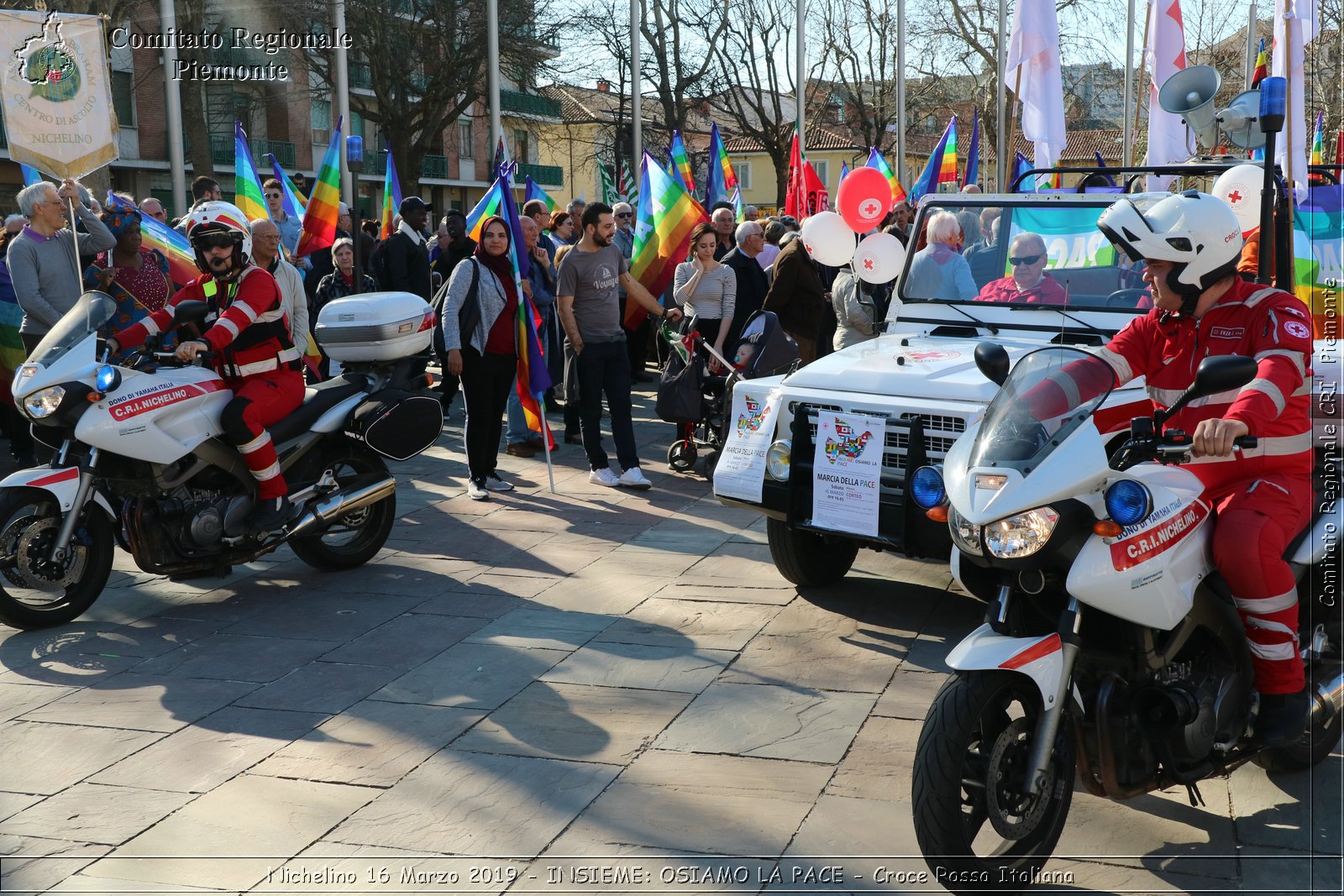 Nichelino 16 Marzo 2019 - INSIEME: OSIAMO LA PACE - Croce Rossa Italiana - Comitato Regionale del Piemonte