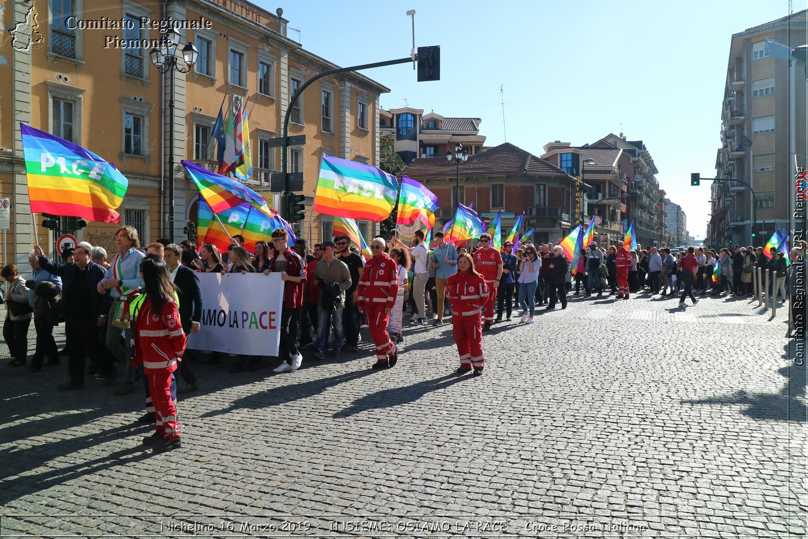 Nichelino 16 Marzo 2019 - INSIEME: OSIAMO LA PACE - Croce Rossa Italiana - Comitato Regionale del Piemonte