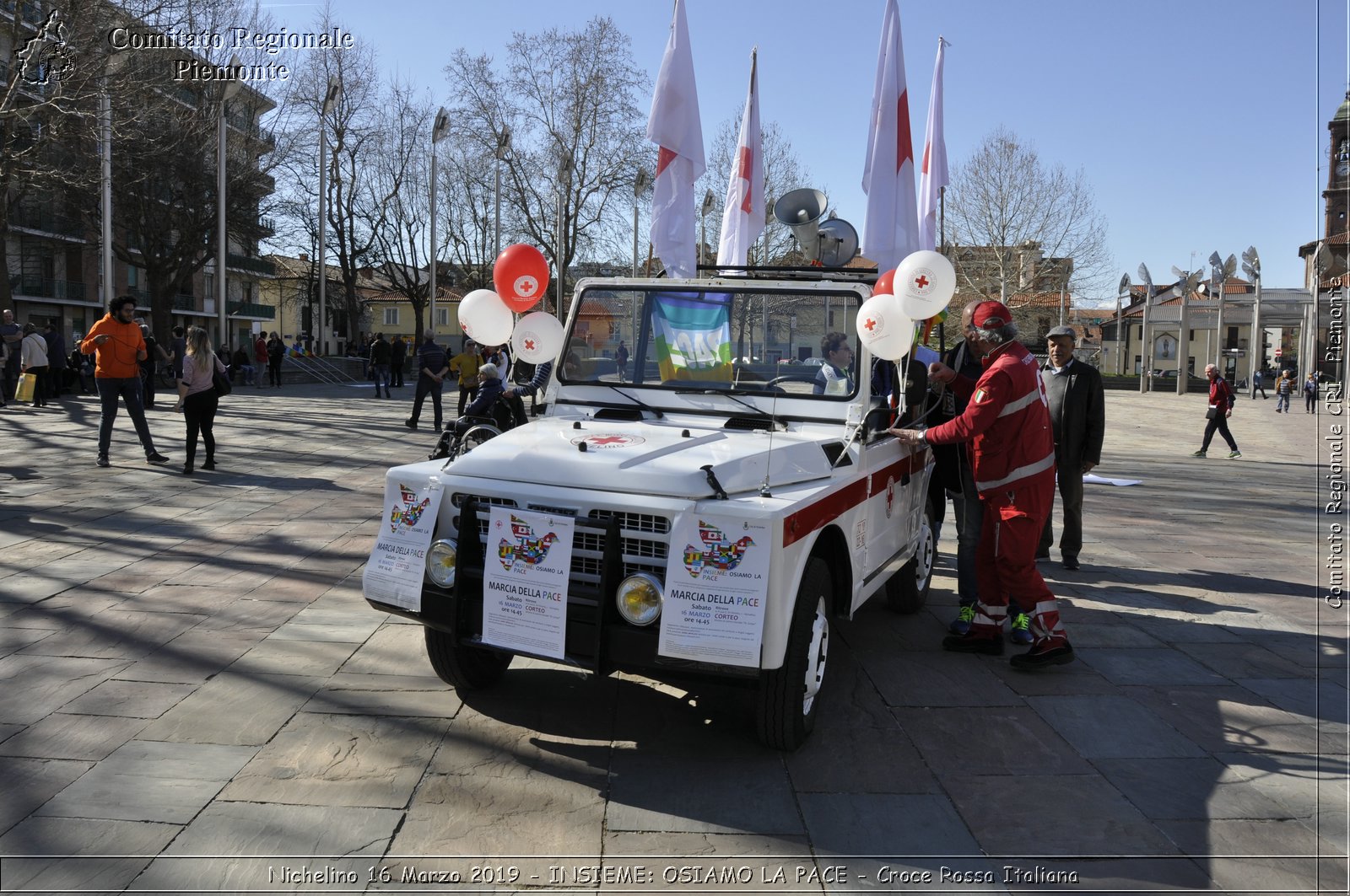 Nichelino 16 Marzo 2019 - INSIEME: OSIAMO LA PACE - Croce Rossa Italiana - Comitato Regionale del Piemonte