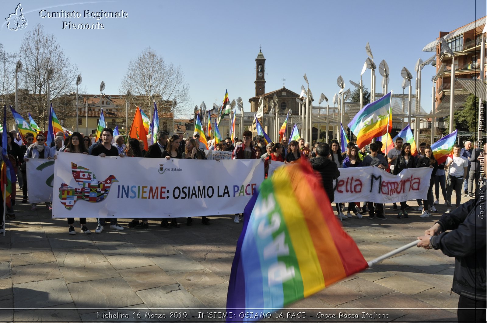 Nichelino 16 Marzo 2019 - INSIEME: OSIAMO LA PACE - Croce Rossa Italiana - Comitato Regionale del Piemonte