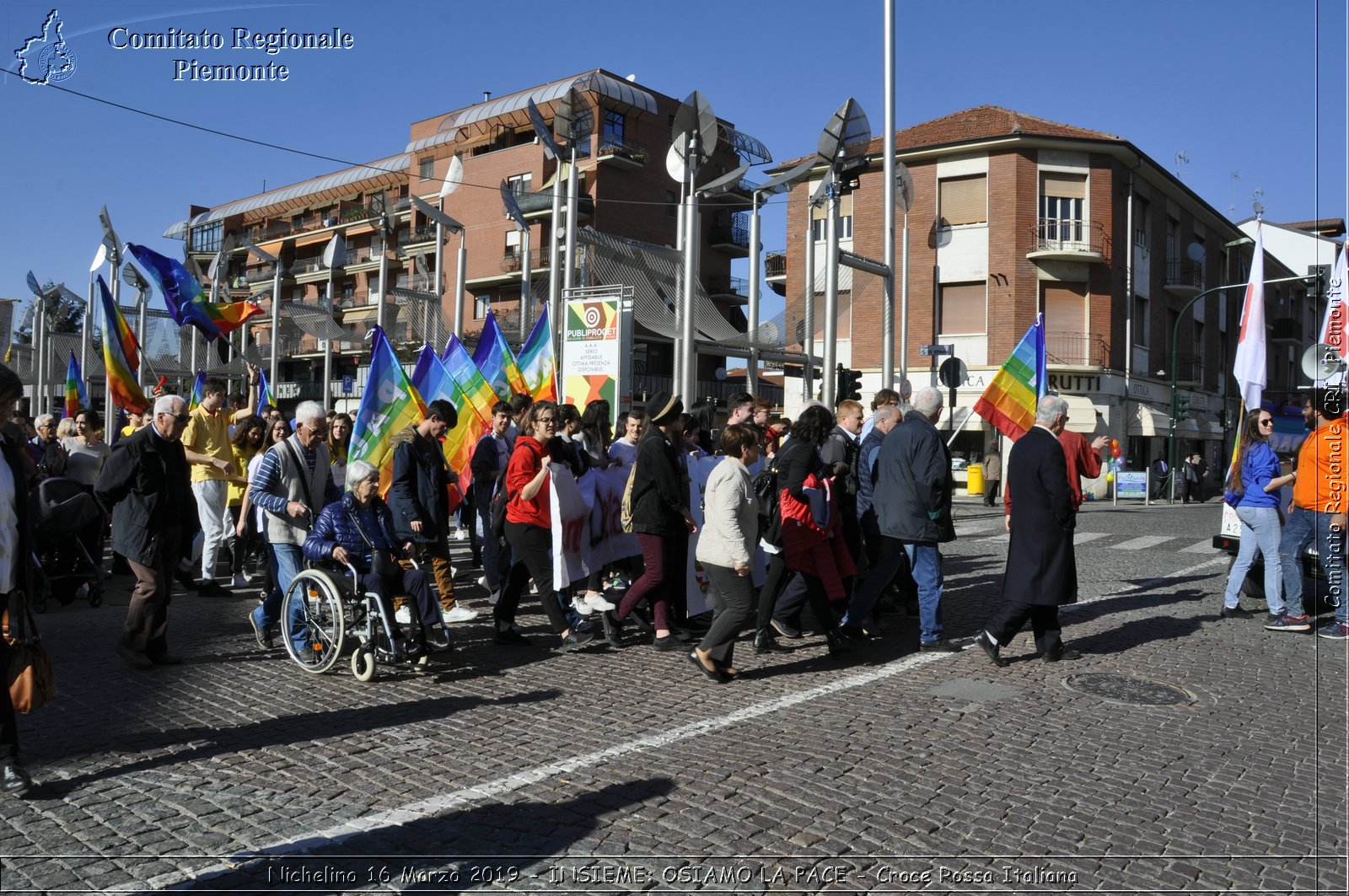 Nichelino 16 Marzo 2019 - INSIEME: OSIAMO LA PACE - Croce Rossa Italiana - Comitato Regionale del Piemonte