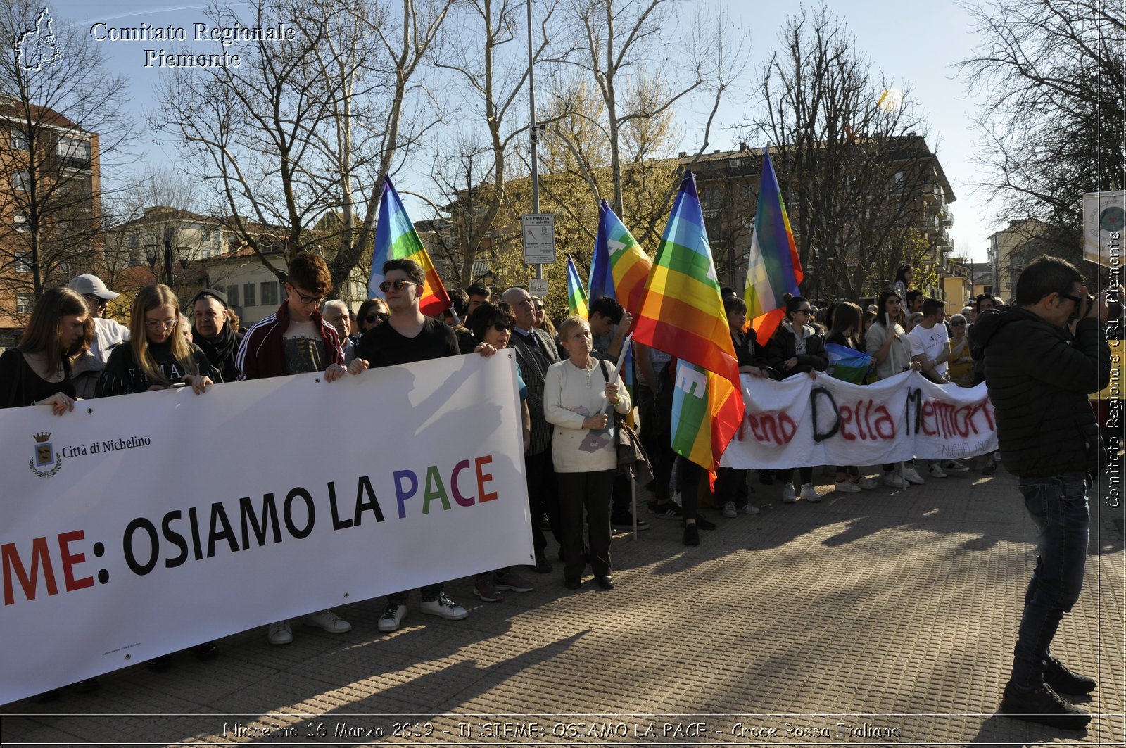 Nichelino 16 Marzo 2019 - INSIEME: OSIAMO LA PACE - Croce Rossa Italiana - Comitato Regionale del Piemonte