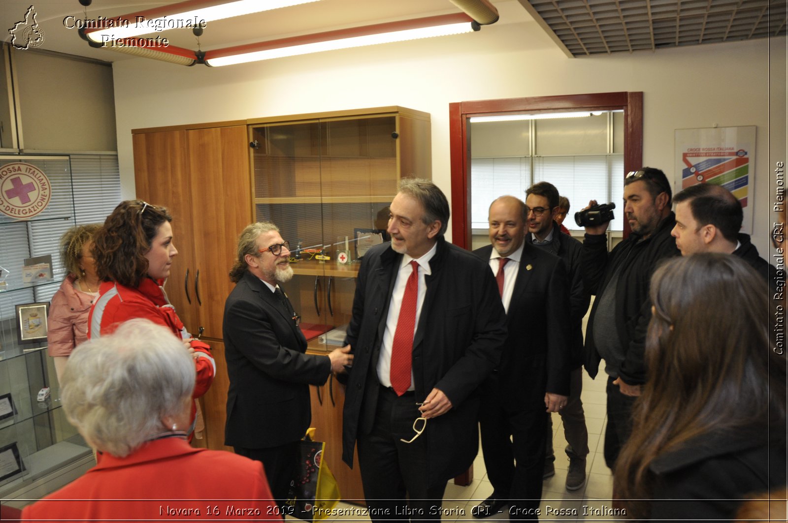 Novara 16 Marzo 2019 - Presentazione Libro Storia CRI - Croce Rossa Italiana - Comitato Regionale del Piemonte