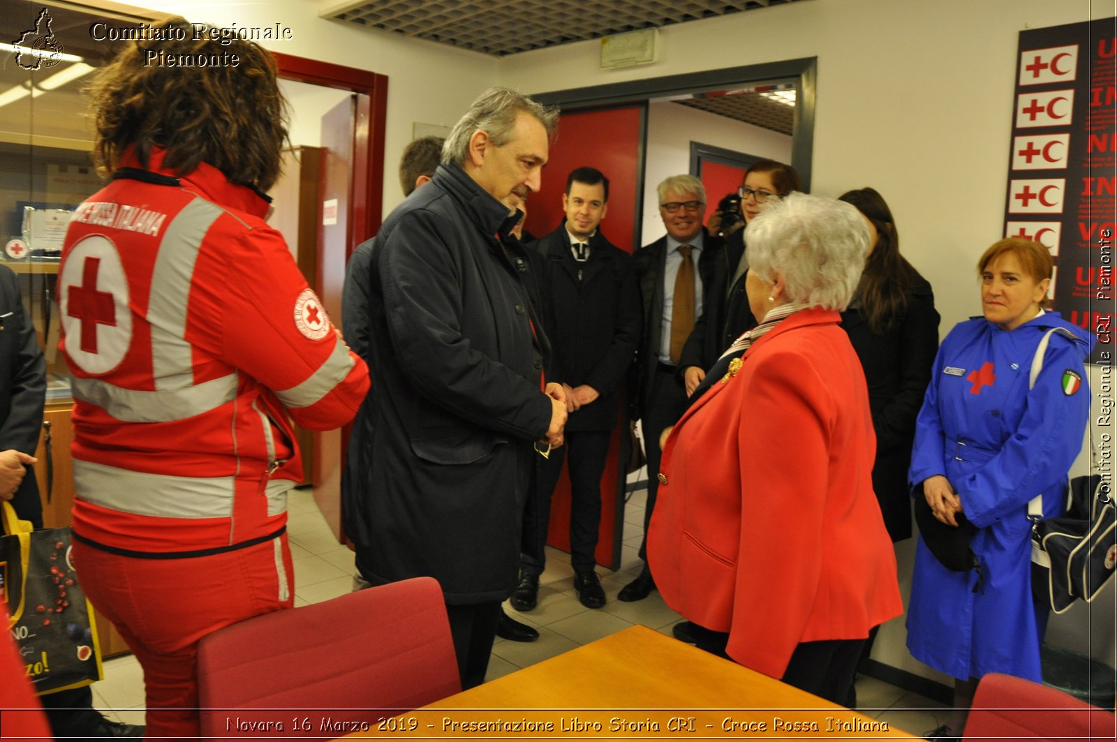 Novara 16 Marzo 2019 - Presentazione Libro Storia CRI - Croce Rossa Italiana - Comitato Regionale del Piemonte