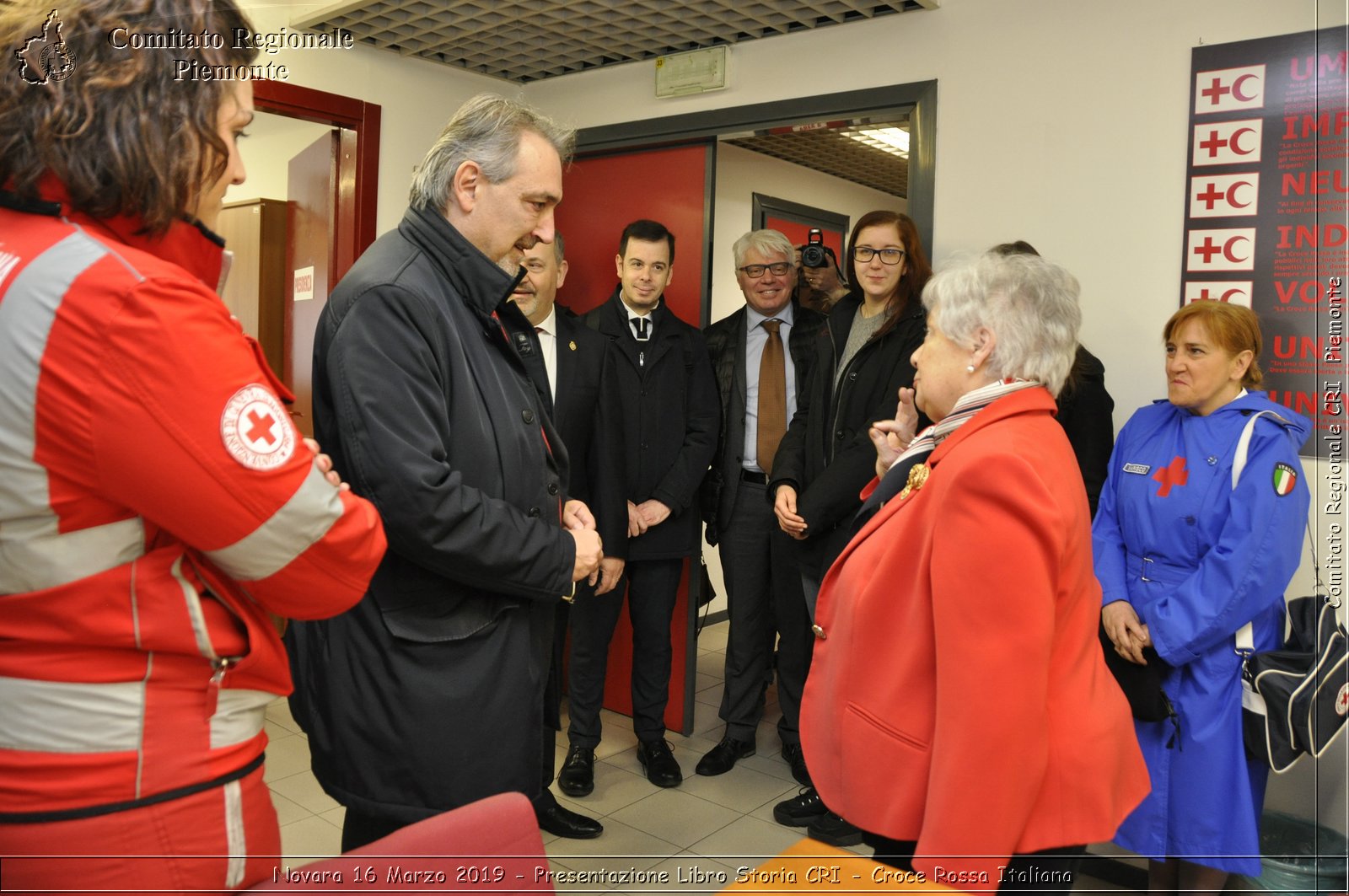 Novara 16 Marzo 2019 - Presentazione Libro Storia CRI - Croce Rossa Italiana - Comitato Regionale del Piemonte