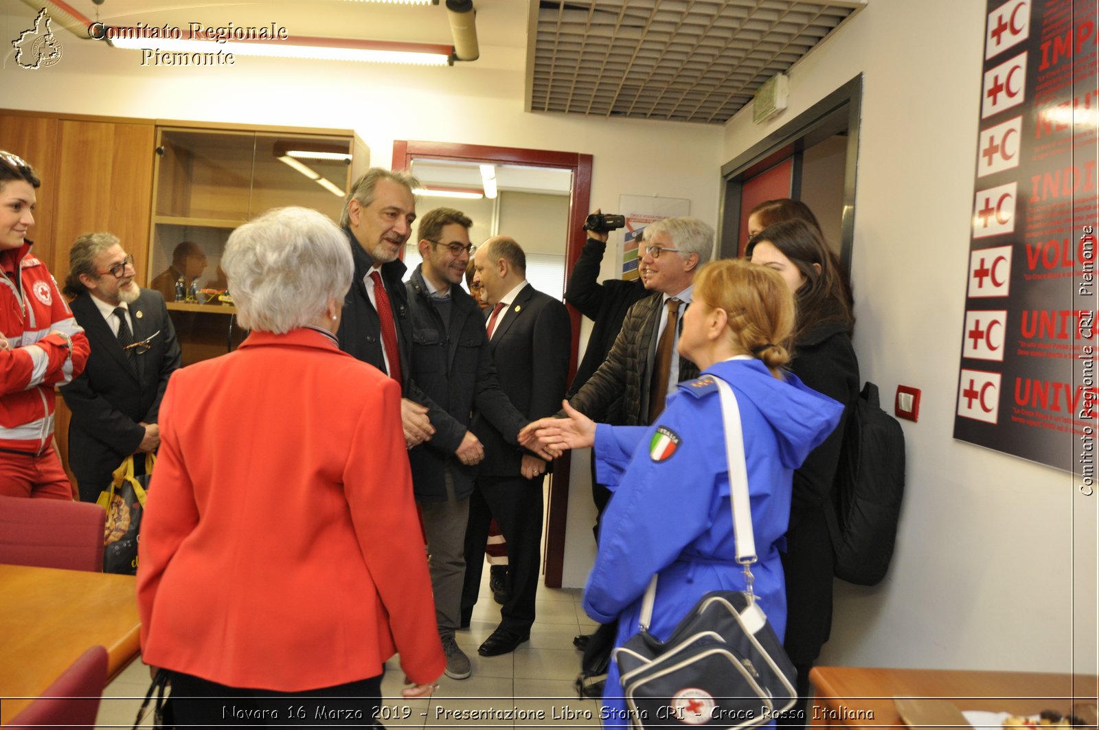 Novara 16 Marzo 2019 - Presentazione Libro Storia CRI - Croce Rossa Italiana - Comitato Regionale del Piemonte