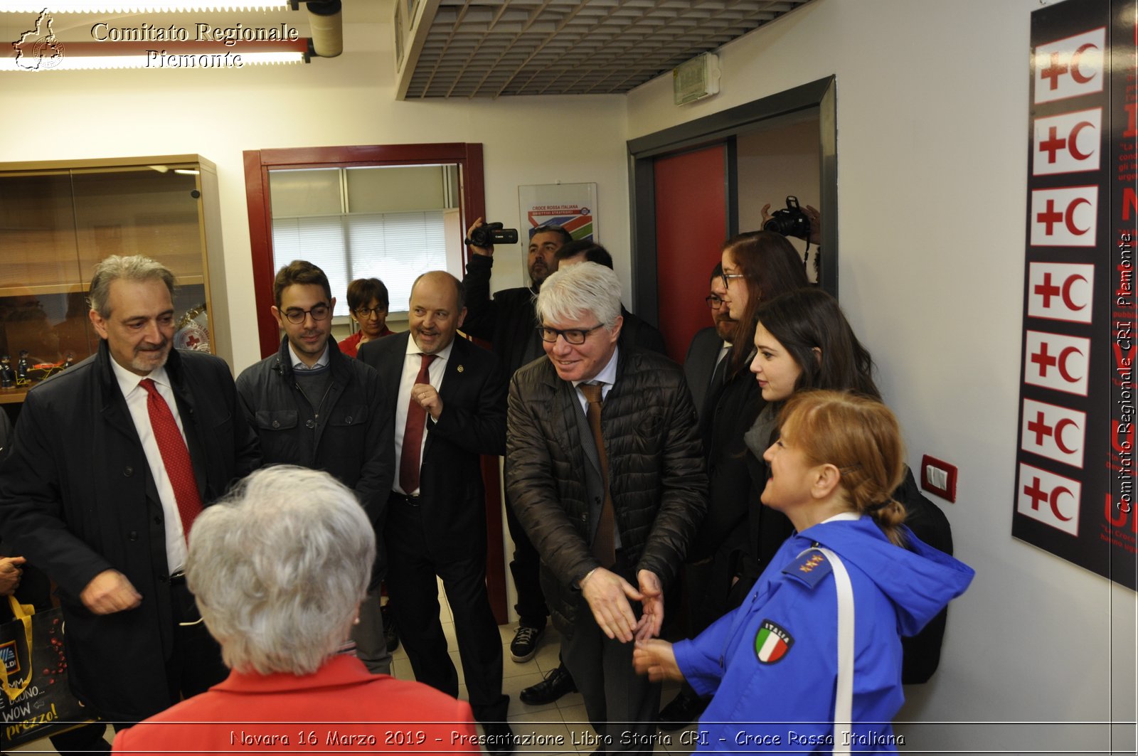 Novara 16 Marzo 2019 - Presentazione Libro Storia CRI - Croce Rossa Italiana - Comitato Regionale del Piemonte