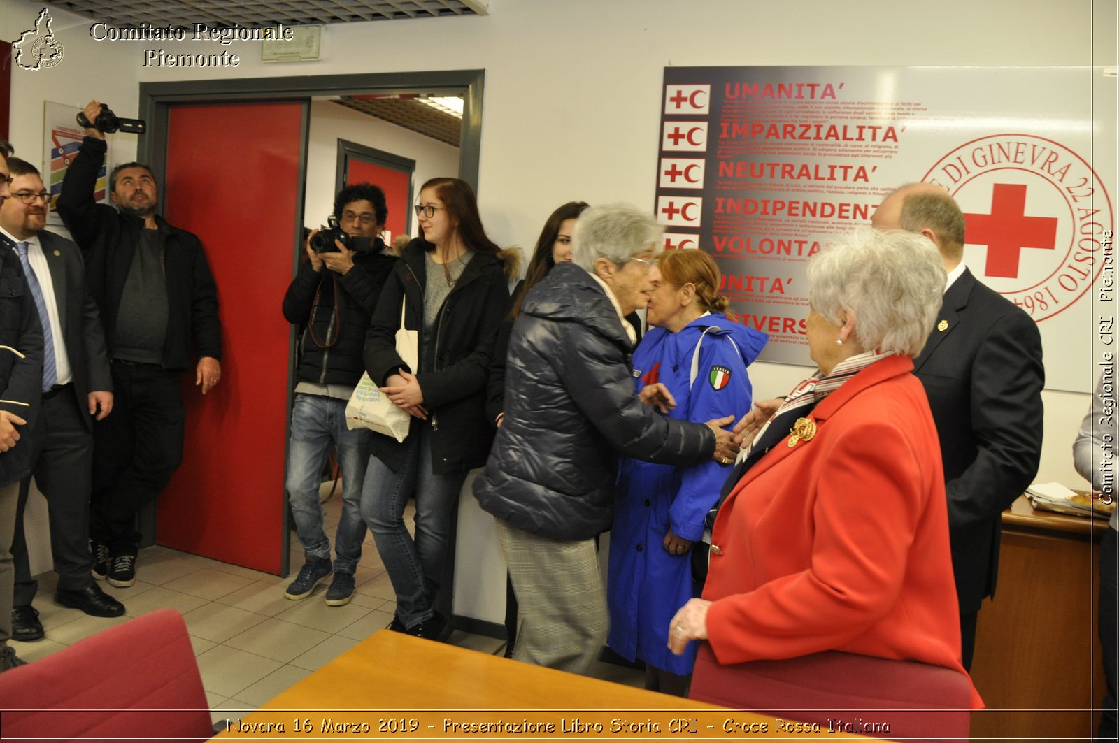 Novara 16 Marzo 2019 - Presentazione Libro Storia CRI - Croce Rossa Italiana - Comitato Regionale del Piemonte