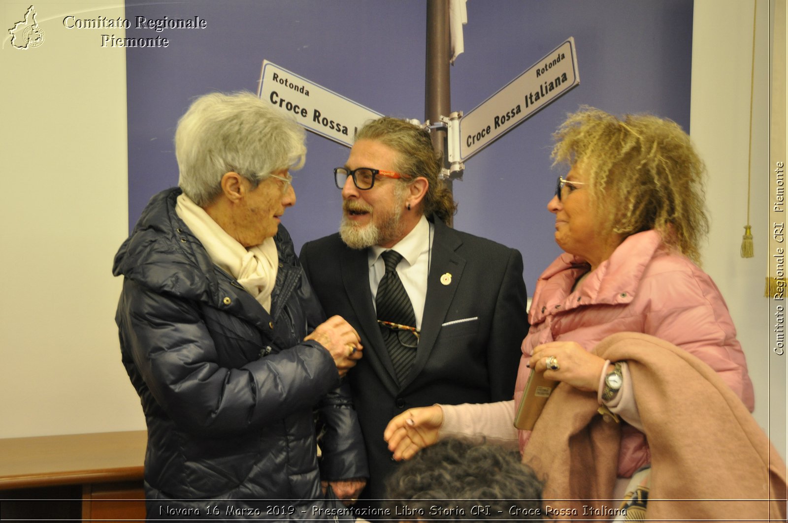 Novara 16 Marzo 2019 - Presentazione Libro Storia CRI - Croce Rossa Italiana - Comitato Regionale del Piemonte