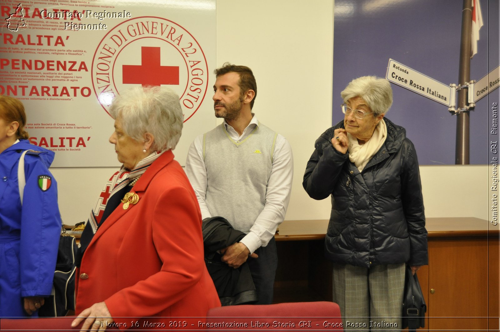 Novara 16 Marzo 2019 - Presentazione Libro Storia CRI - Croce Rossa Italiana - Comitato Regionale del Piemonte