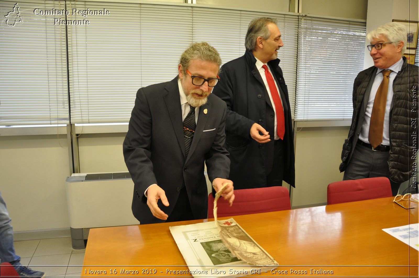 Novara 16 Marzo 2019 - Presentazione Libro Storia CRI - Croce Rossa Italiana - Comitato Regionale del Piemonte