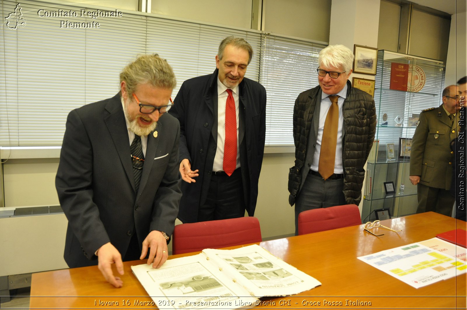 Novara 16 Marzo 2019 - Presentazione Libro Storia CRI - Croce Rossa Italiana - Comitato Regionale del Piemonte