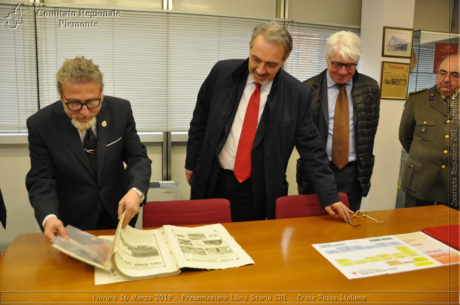 Novara 16 Marzo 2019 - Presentazione Libro Storia CRI - Croce Rossa Italiana - Comitato Regionale del Piemonte