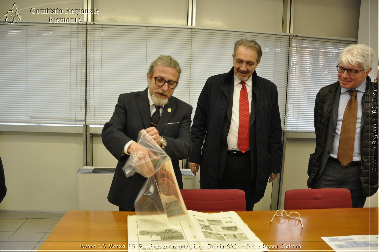 Novara 16 Marzo 2019 - Presentazione Libro Storia CRI - Croce Rossa Italiana - Comitato Regionale del Piemonte