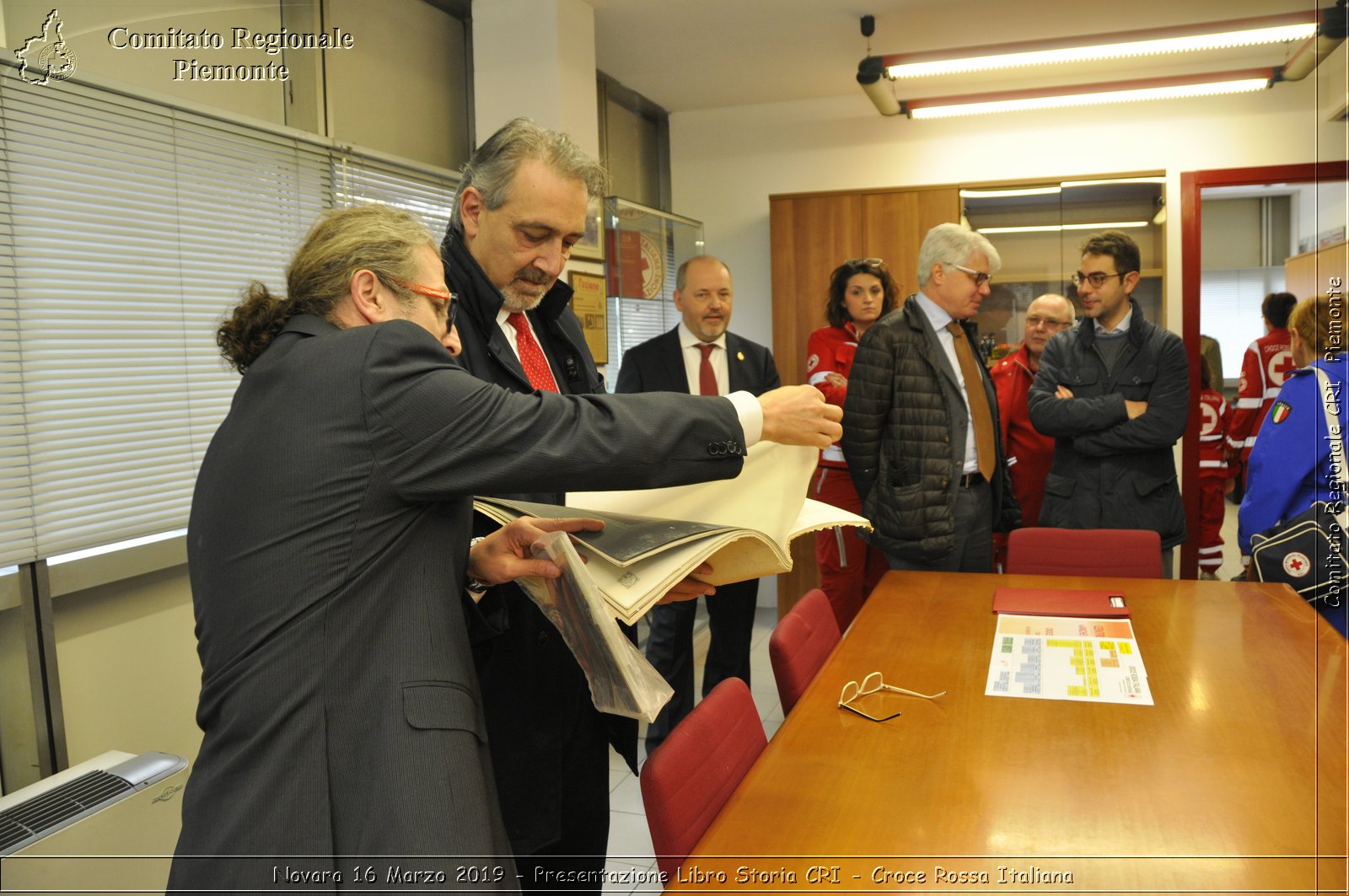 Novara 16 Marzo 2019 - Presentazione Libro Storia CRI - Croce Rossa Italiana - Comitato Regionale del Piemonte