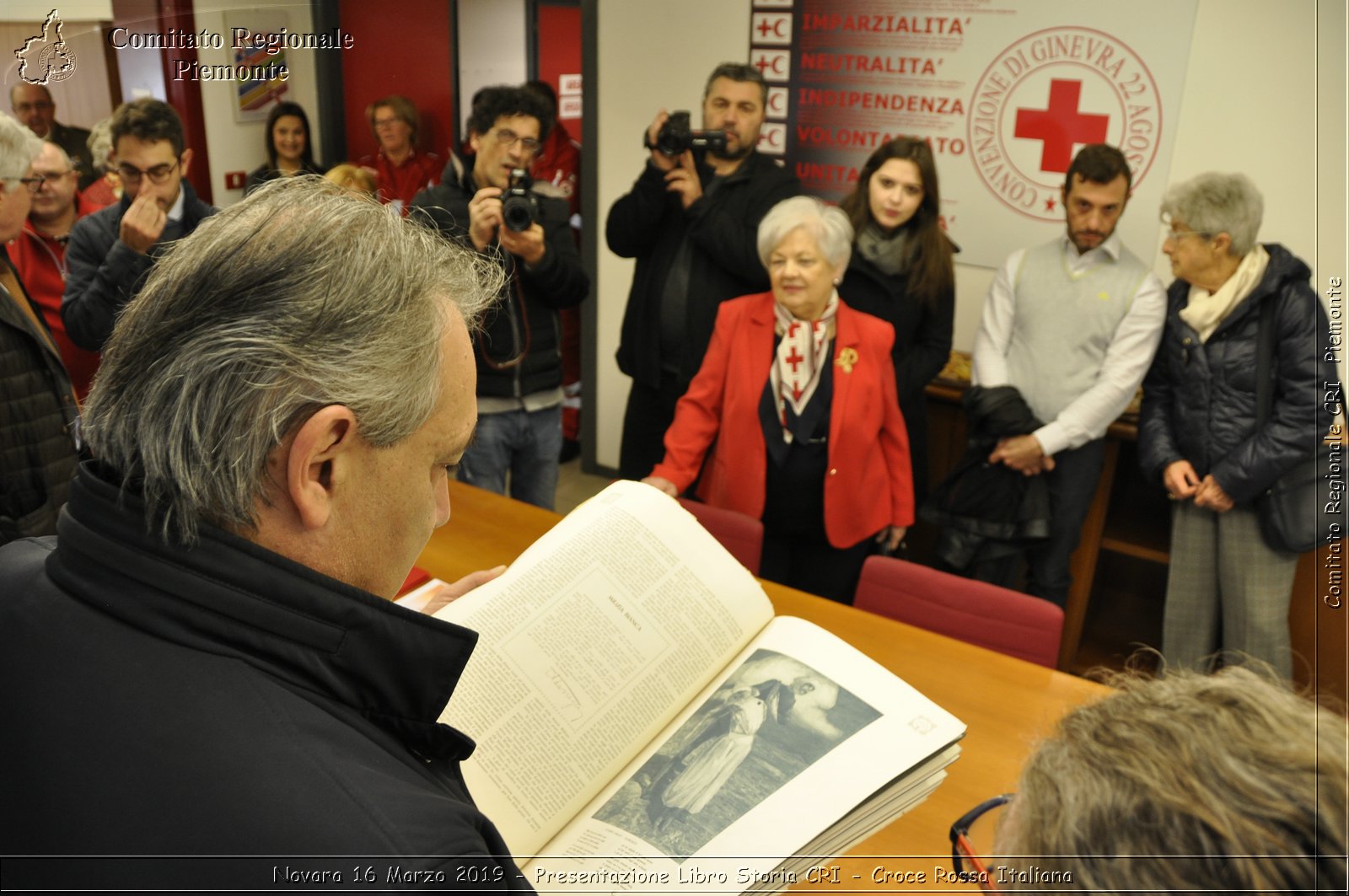 Novara 16 Marzo 2019 - Presentazione Libro Storia CRI - Croce Rossa Italiana - Comitato Regionale del Piemonte