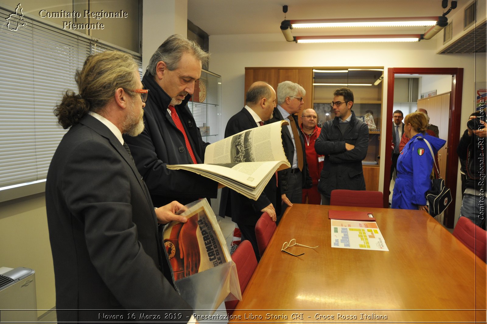 Novara 16 Marzo 2019 - Presentazione Libro Storia CRI - Croce Rossa Italiana - Comitato Regionale del Piemonte