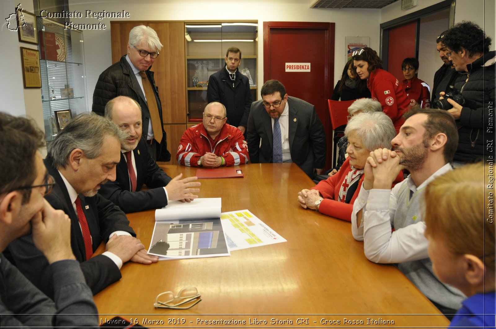 Novara 16 Marzo 2019 - Presentazione Libro Storia CRI - Croce Rossa Italiana - Comitato Regionale del Piemonte