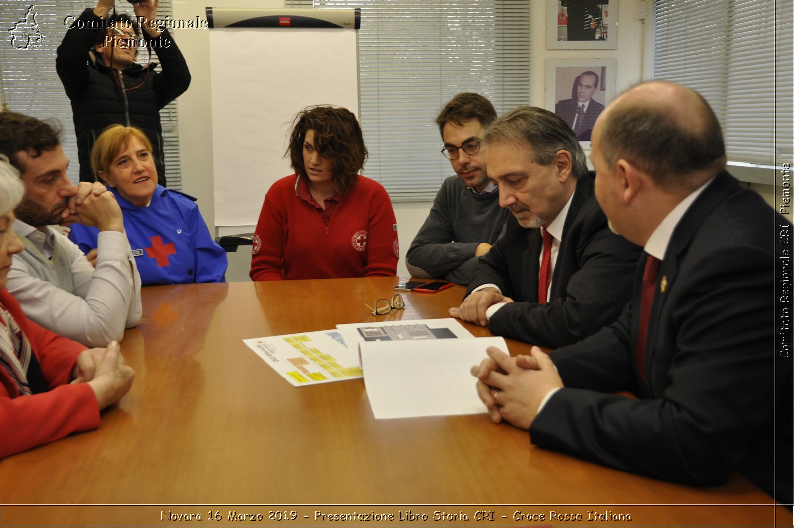 Novara 16 Marzo 2019 - Presentazione Libro Storia CRI - Croce Rossa Italiana - Comitato Regionale del Piemonte