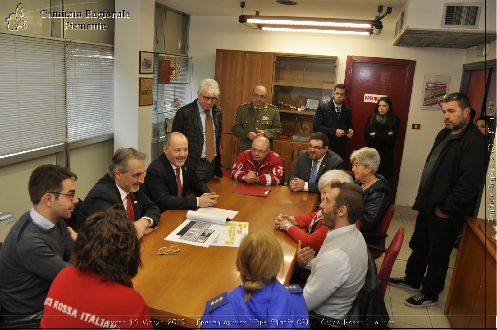 Novara 16 Marzo 2019 - Presentazione Libro Storia CRI - Croce Rossa Italiana - Comitato Regionale del Piemonte