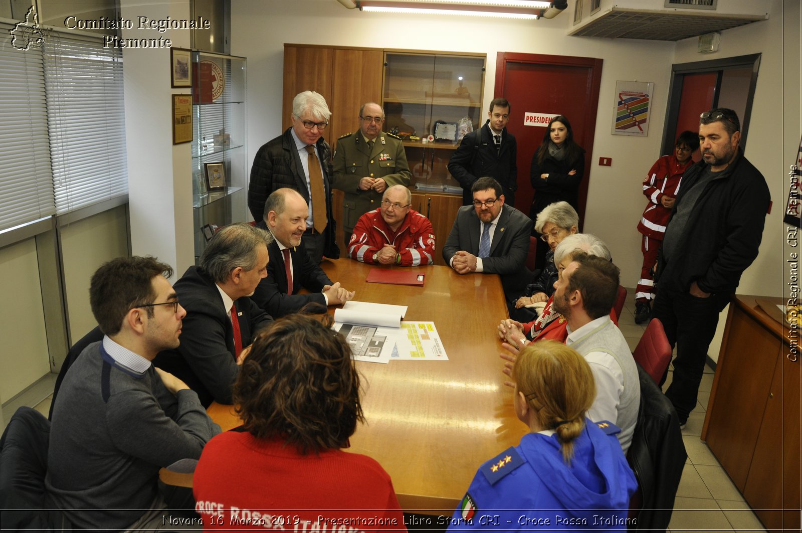 Novara 16 Marzo 2019 - Presentazione Libro Storia CRI - Croce Rossa Italiana - Comitato Regionale del Piemonte