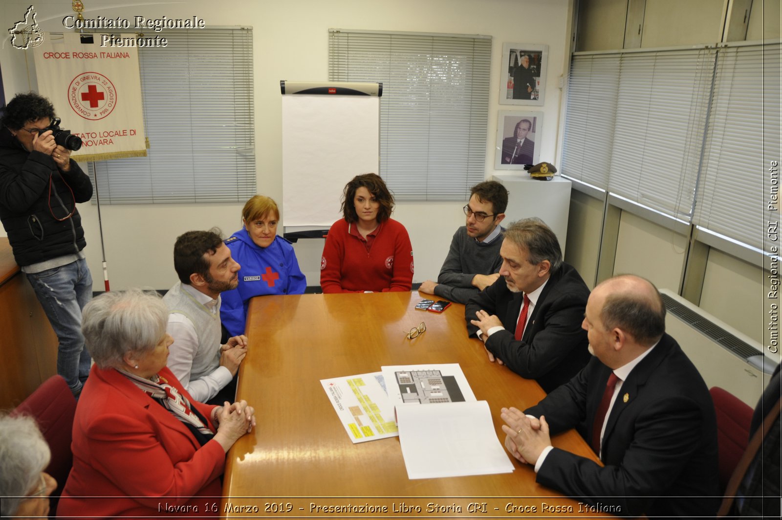 Novara 16 Marzo 2019 - Presentazione Libro Storia CRI - Croce Rossa Italiana - Comitato Regionale del Piemonte