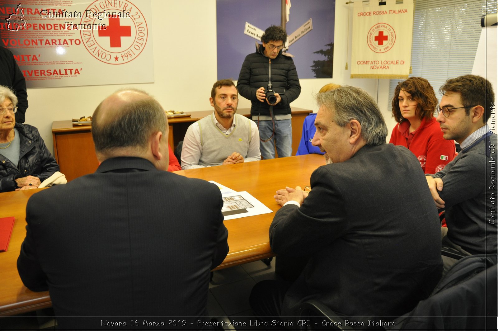 Novara 16 Marzo 2019 - Presentazione Libro Storia CRI - Croce Rossa Italiana - Comitato Regionale del Piemonte