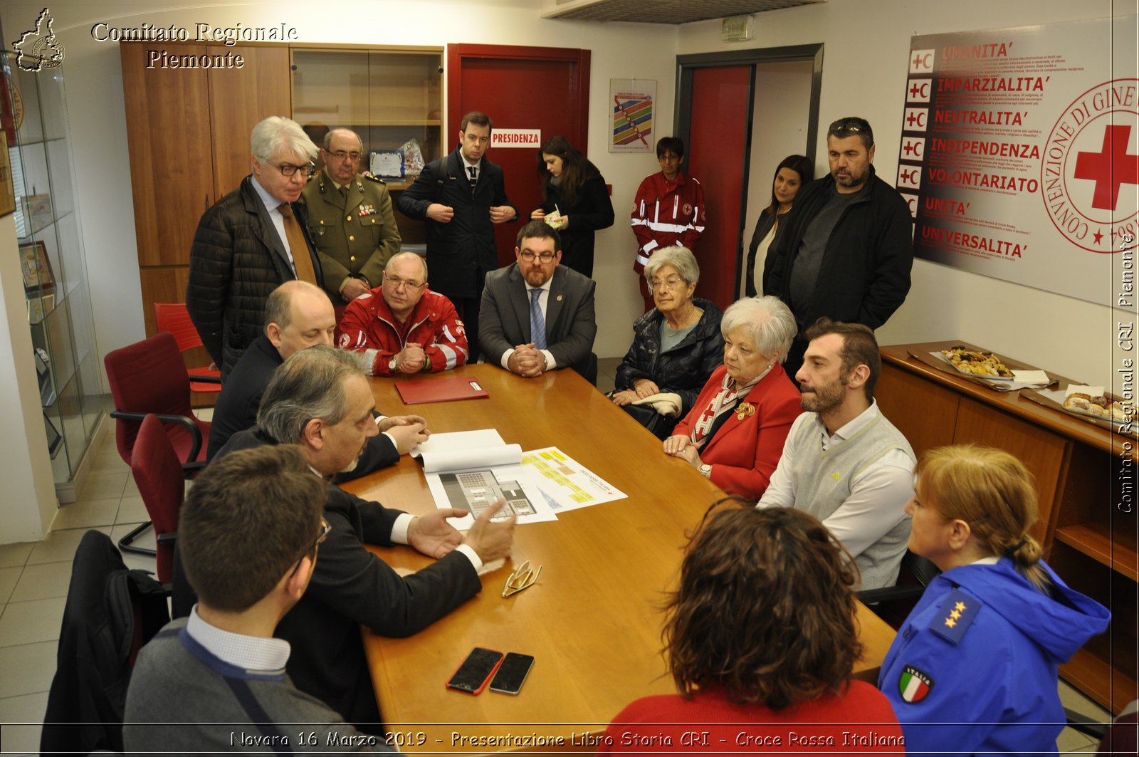 Novara 16 Marzo 2019 - Presentazione Libro Storia CRI - Croce Rossa Italiana - Comitato Regionale del Piemonte