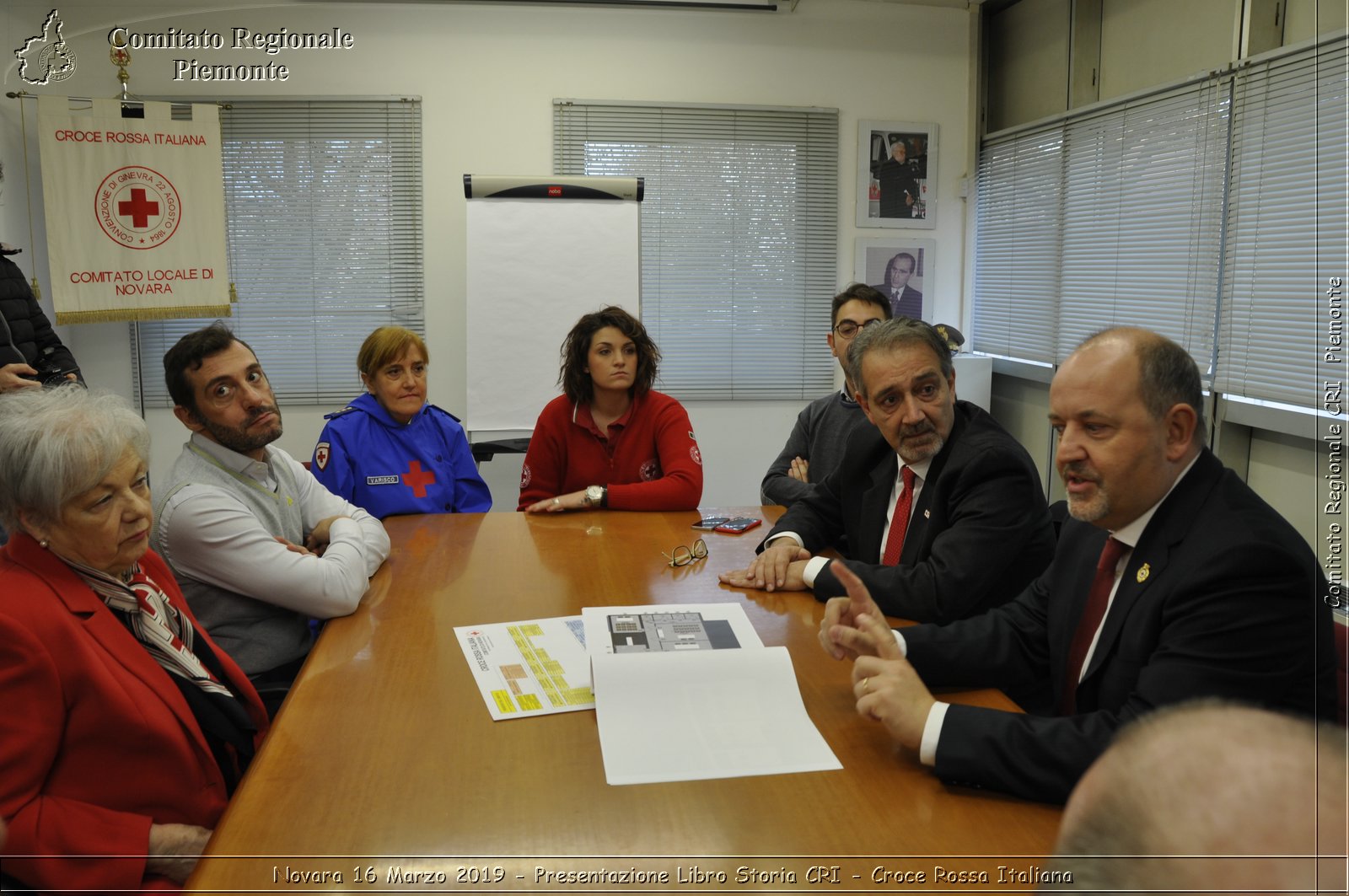 Novara 16 Marzo 2019 - Presentazione Libro Storia CRI - Croce Rossa Italiana - Comitato Regionale del Piemonte