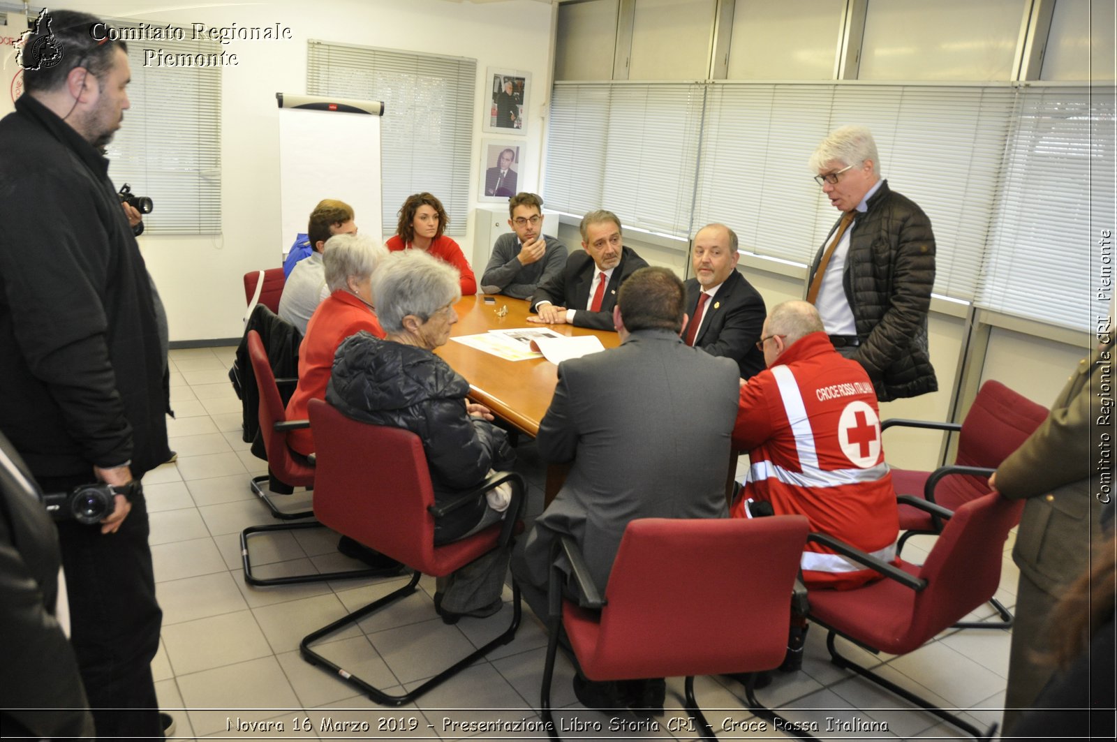 Novara 16 Marzo 2019 - Presentazione Libro Storia CRI - Croce Rossa Italiana - Comitato Regionale del Piemonte