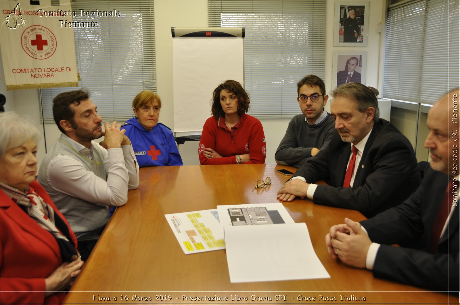 Novara 16 Marzo 2019 - Presentazione Libro Storia CRI - Croce Rossa Italiana - Comitato Regionale del Piemonte