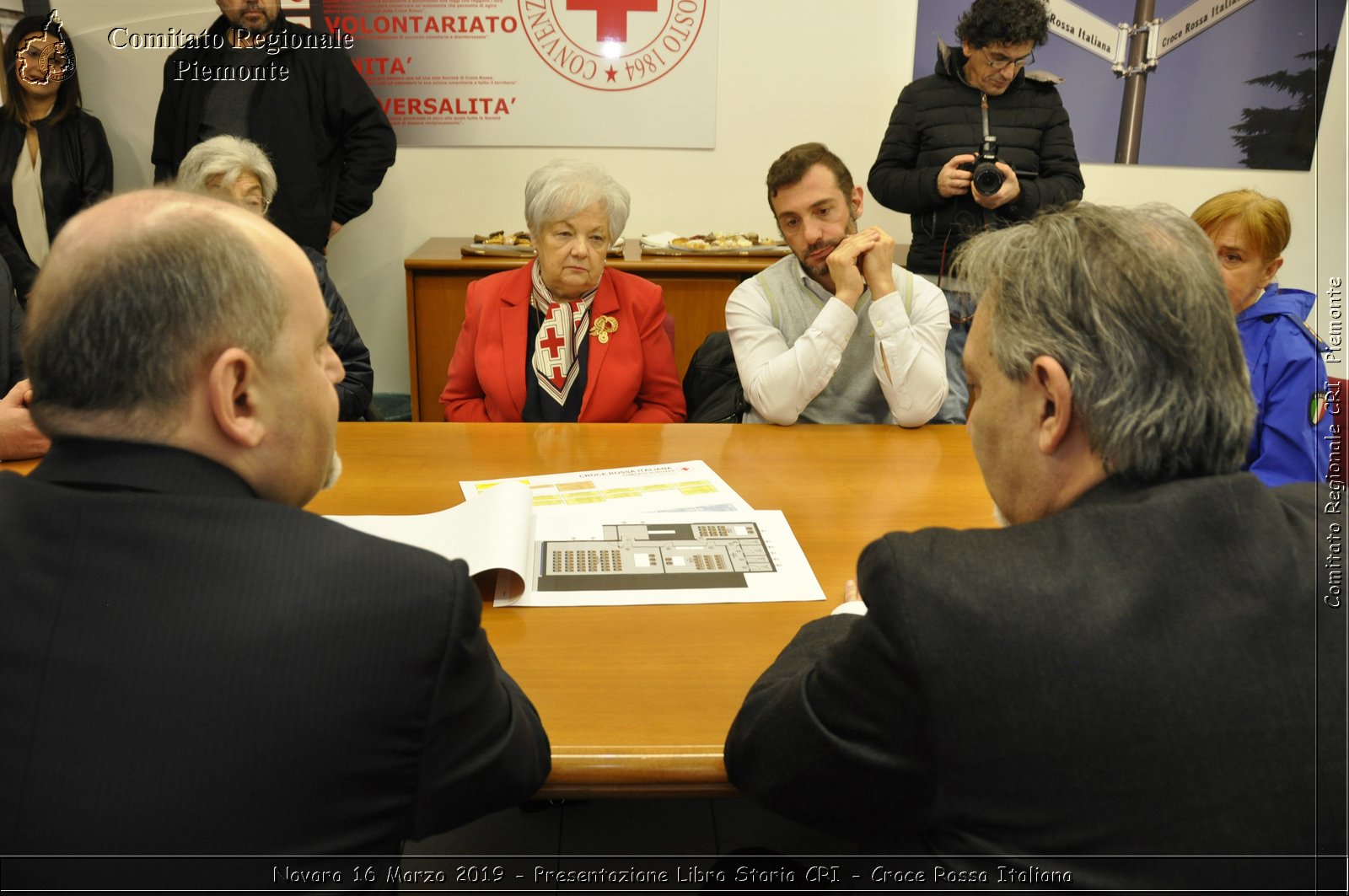 Novara 16 Marzo 2019 - Presentazione Libro Storia CRI - Croce Rossa Italiana - Comitato Regionale del Piemonte