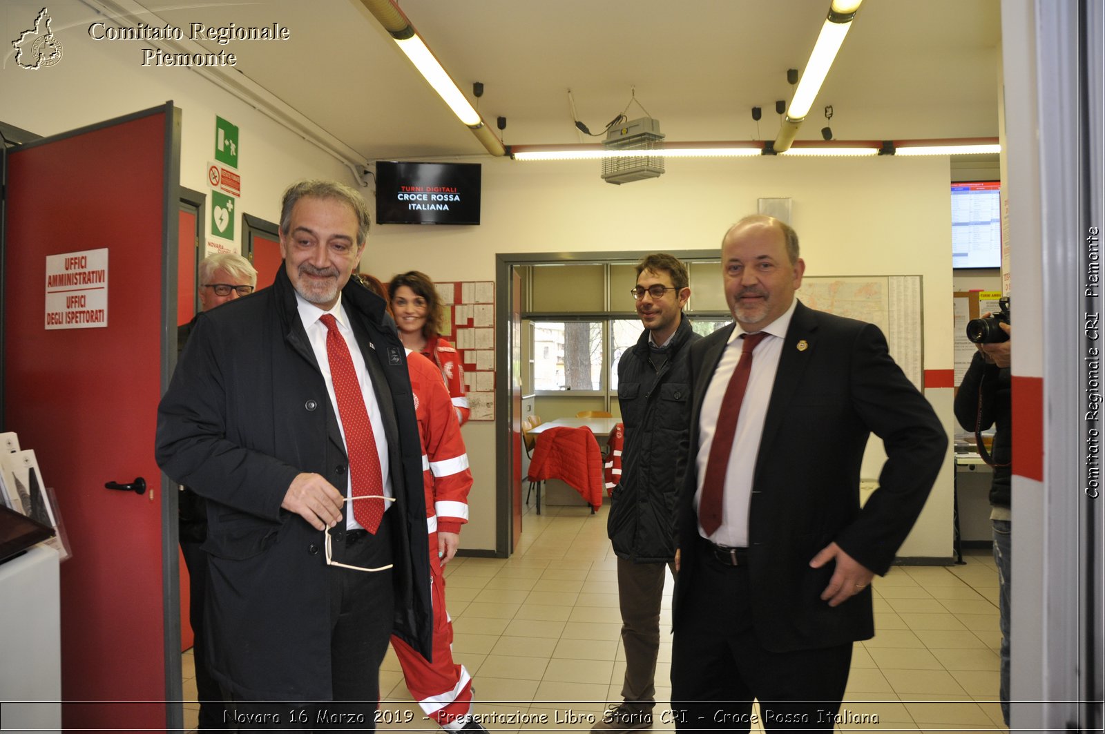 Novara 16 Marzo 2019 - Presentazione Libro Storia CRI - Croce Rossa Italiana - Comitato Regionale del Piemonte