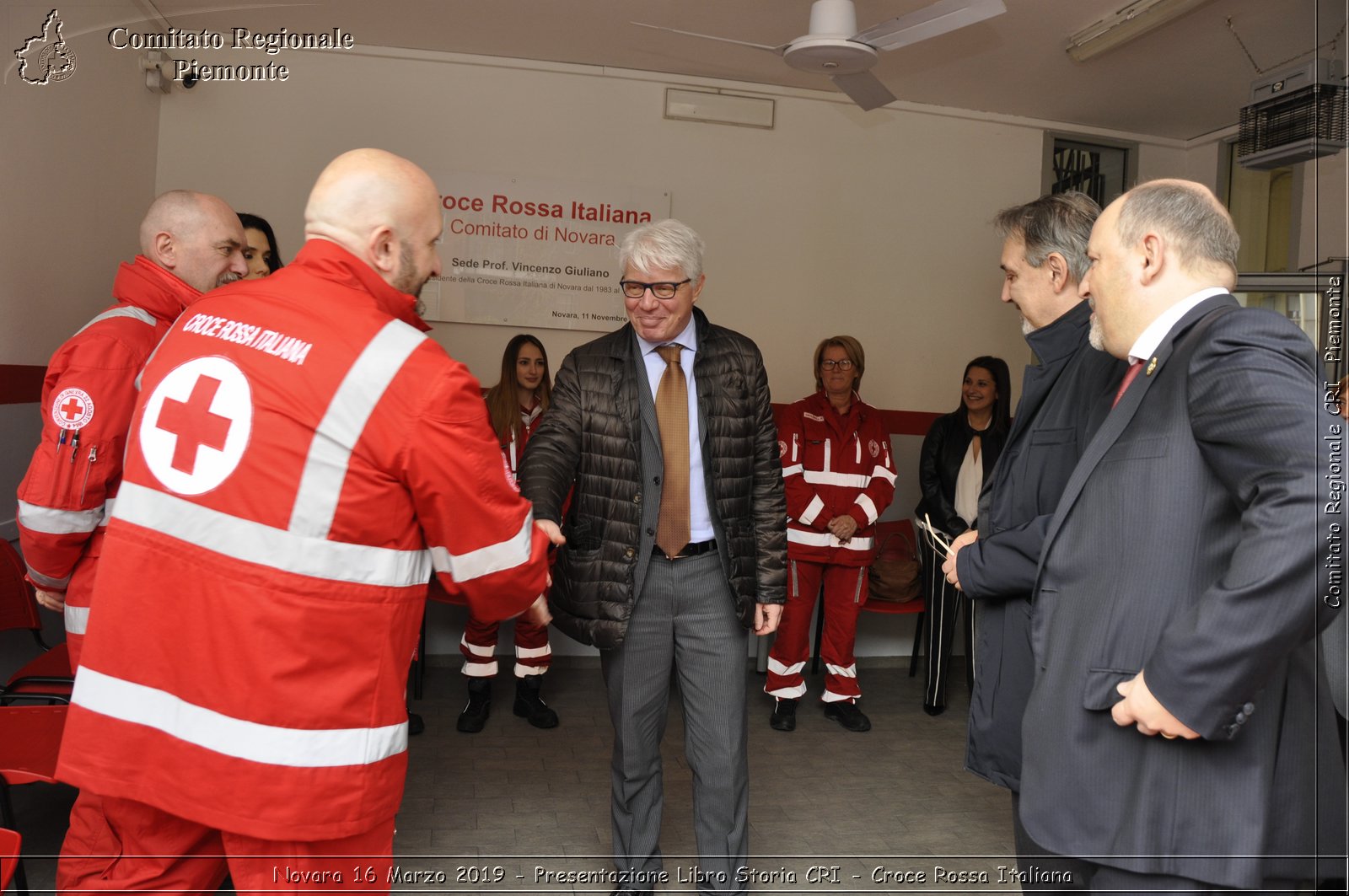 Novara 16 Marzo 2019 - Presentazione Libro Storia CRI - Croce Rossa Italiana - Comitato Regionale del Piemonte