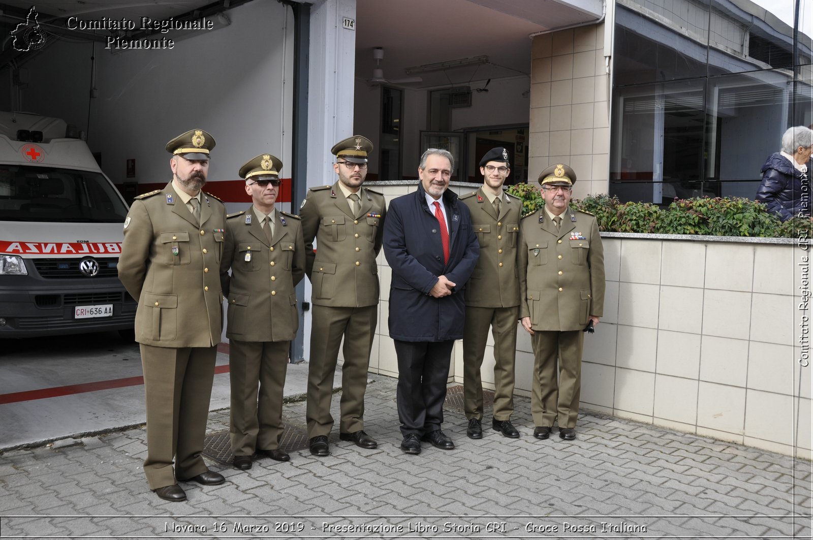 Novara 16 Marzo 2019 - Presentazione Libro Storia CRI - Croce Rossa Italiana - Comitato Regionale del Piemonte