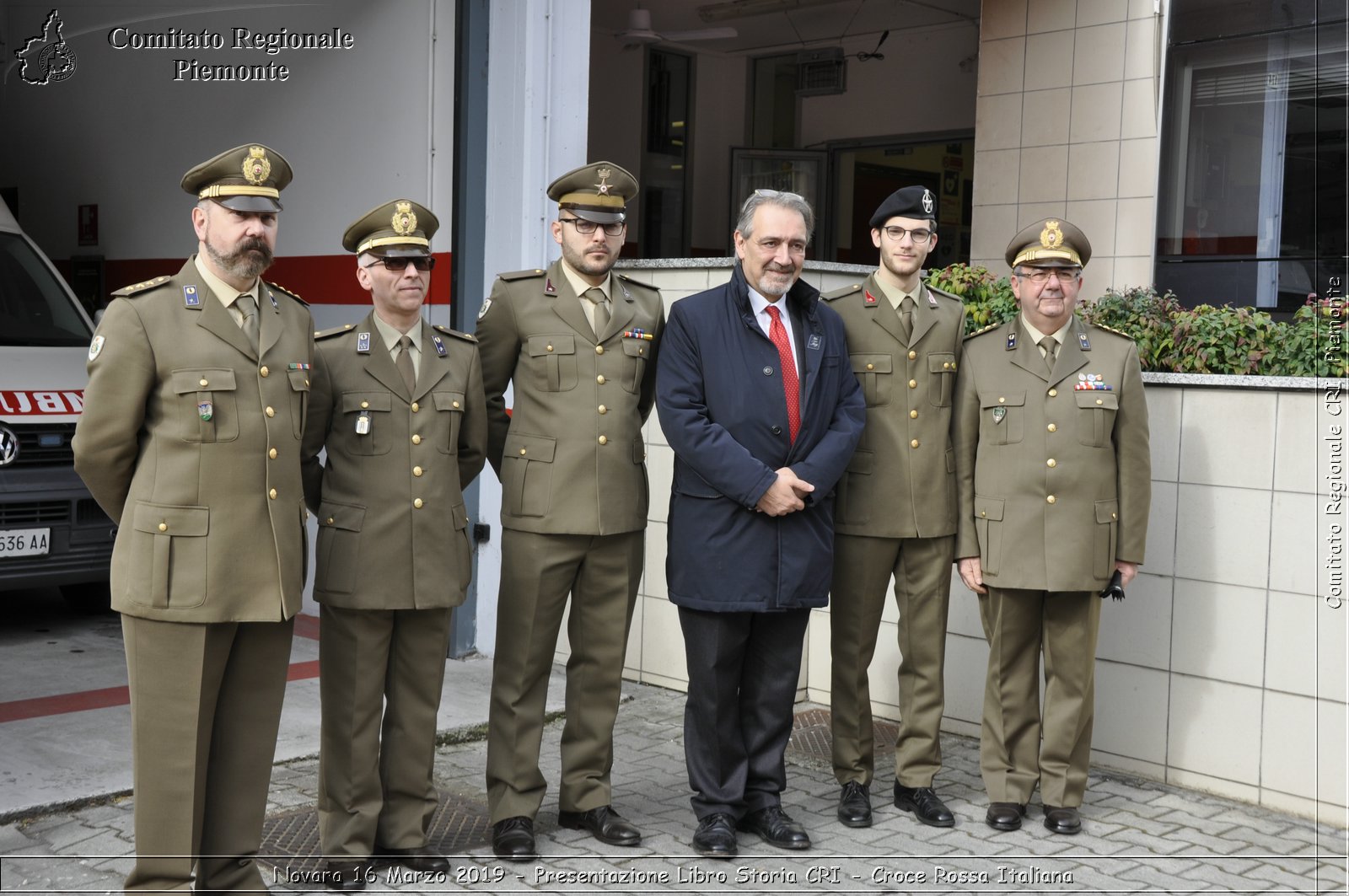 Novara 16 Marzo 2019 - Presentazione Libro Storia CRI - Croce Rossa Italiana - Comitato Regionale del Piemonte