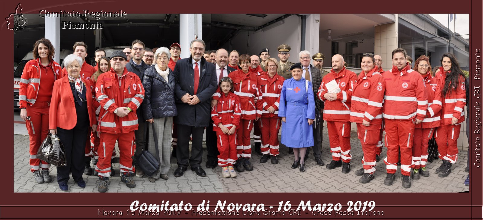 Novara 16 Marzo 2019 - Presentazione Libro Storia CRI - Croce Rossa Italiana - Comitato Regionale del Piemonte