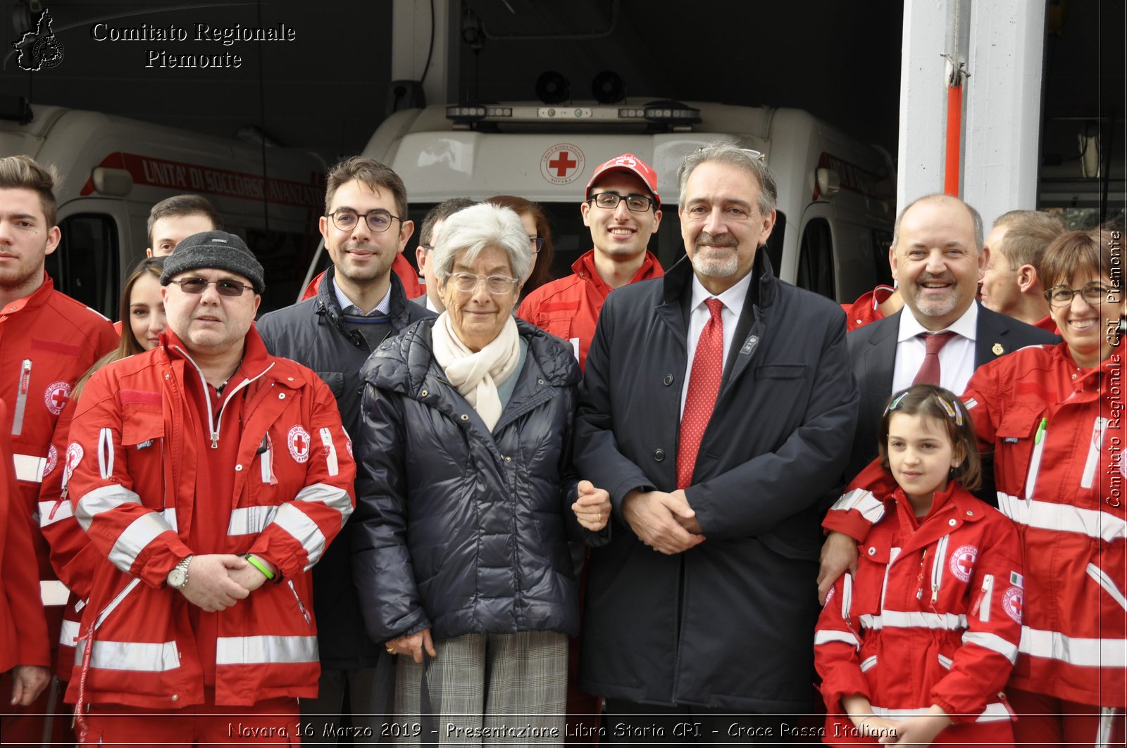 Novara 16 Marzo 2019 - Presentazione Libro Storia CRI - Croce Rossa Italiana - Comitato Regionale del Piemonte