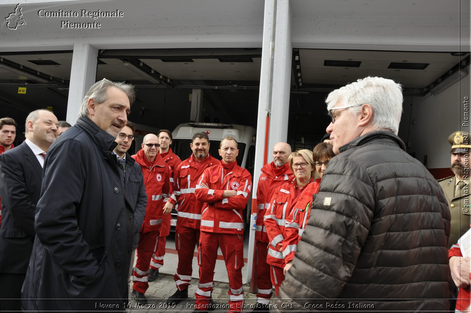 Novara 16 Marzo 2019 - Presentazione Libro Storia CRI - Croce Rossa Italiana - Comitato Regionale del Piemonte